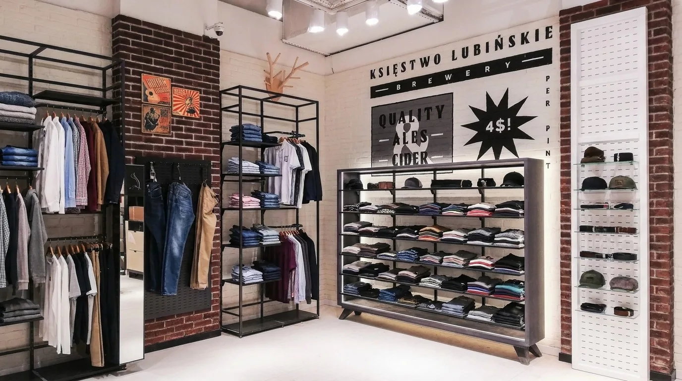 Sklep House - przestrzen retail i meble ekspozycyjne